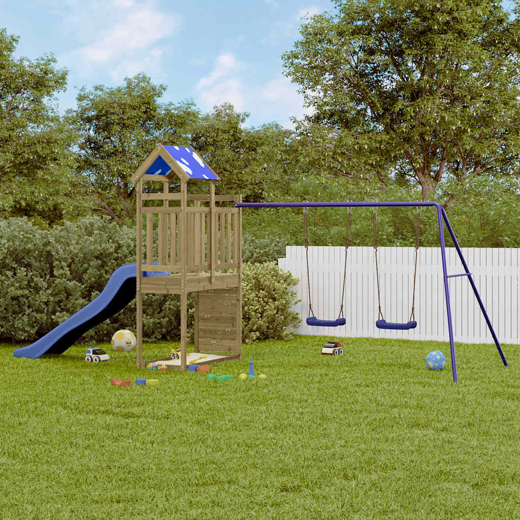 VidaXL Playhouse bois de pin imprégné