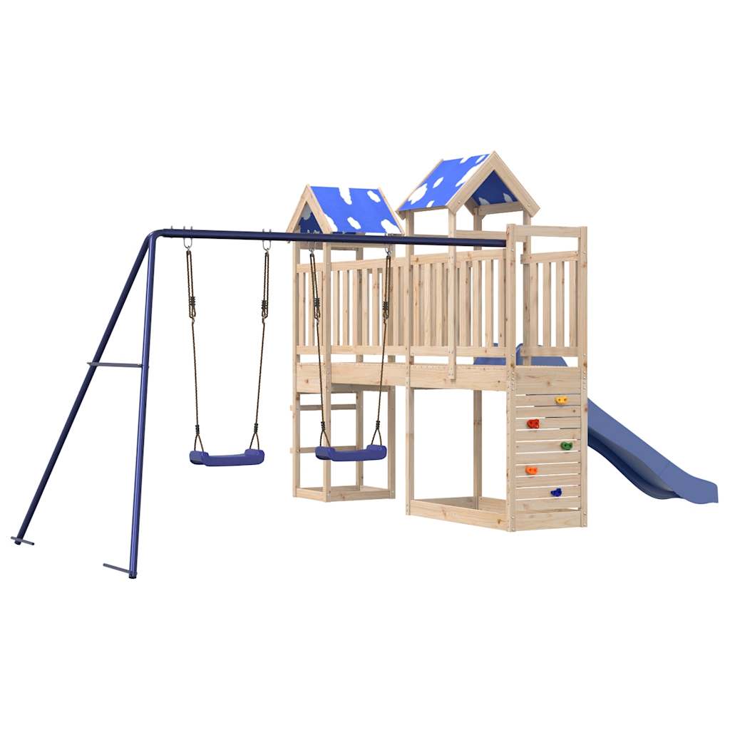 VidaXL Playhouse en bois de pin massif
