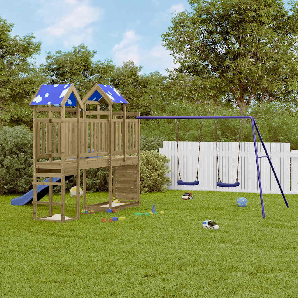 VidaXL Playhouse bois de pin imprégné