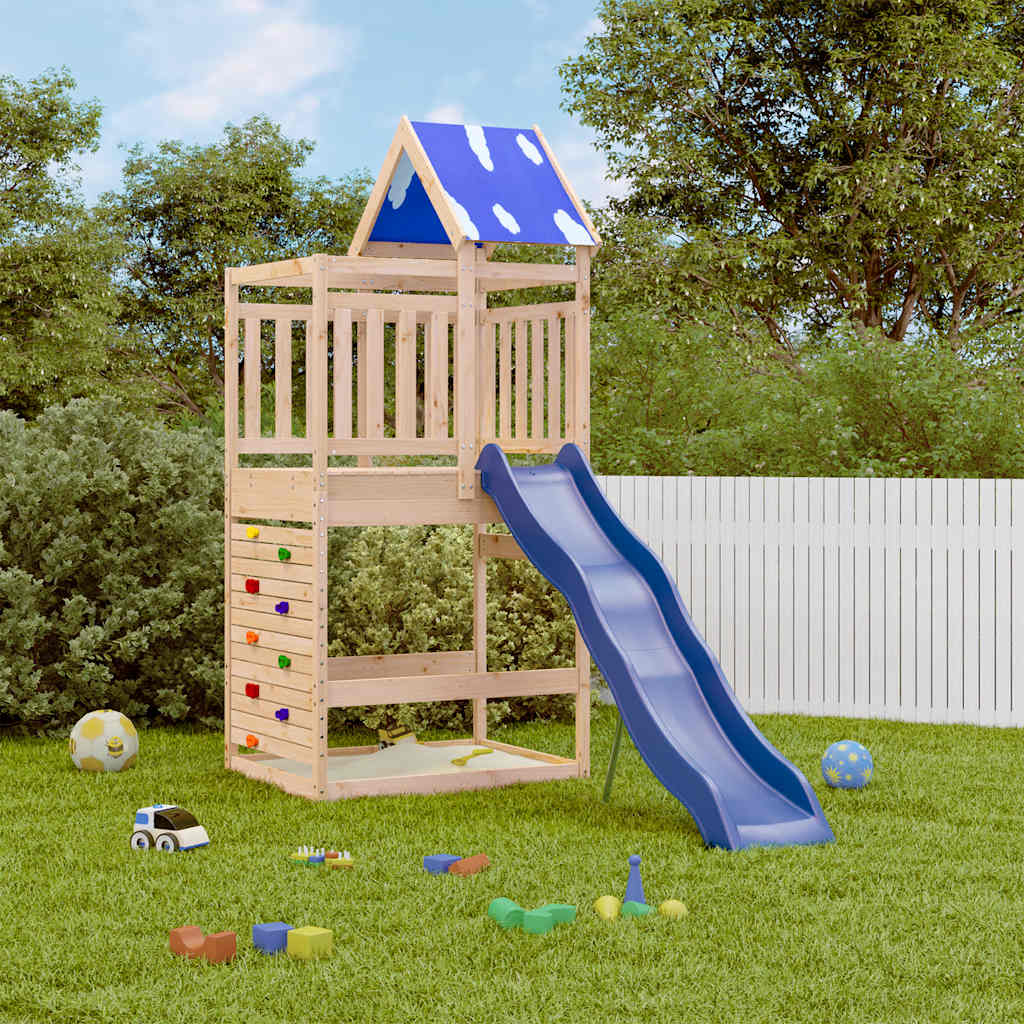 VidaXL Playhouse en bois de pin massif