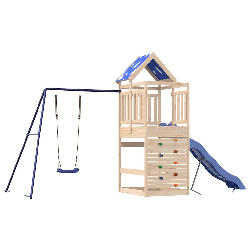 VidaXL Playhouse en bois de pin massif
