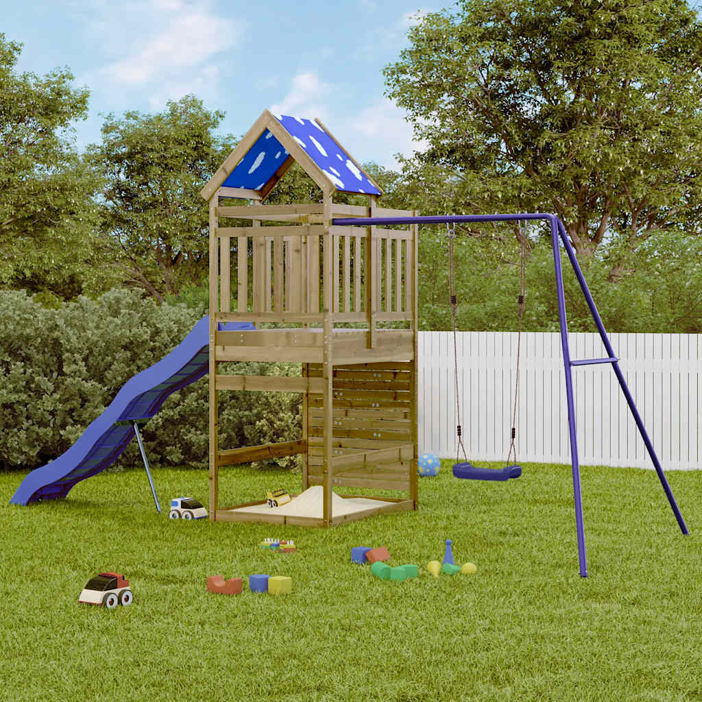 VidaXL Playhouse bois de pin imprégné