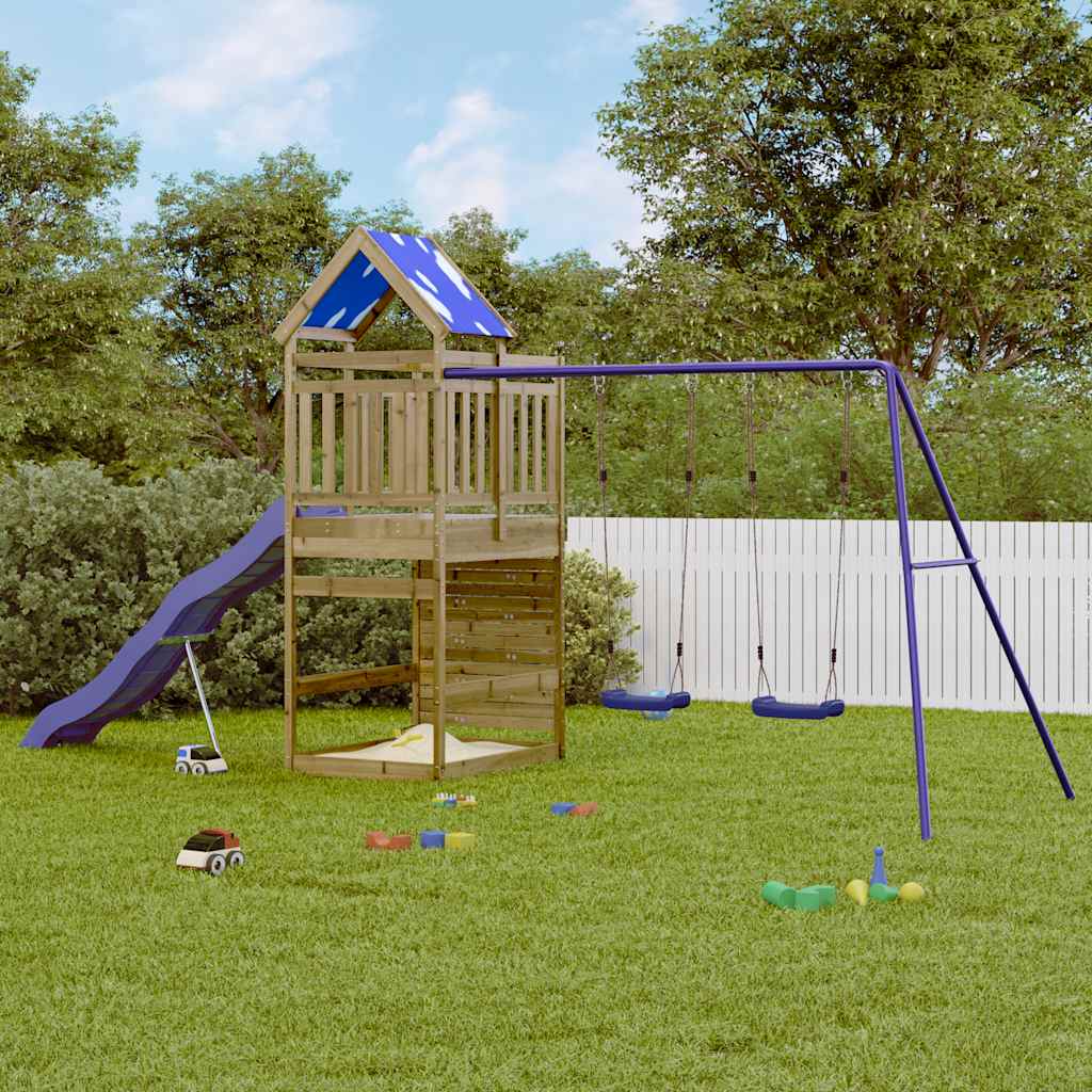 VidaXL Playhouse bois de pin imprégné
