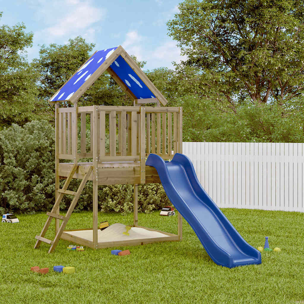 VidaXL Playhouse bois de pin imprégné