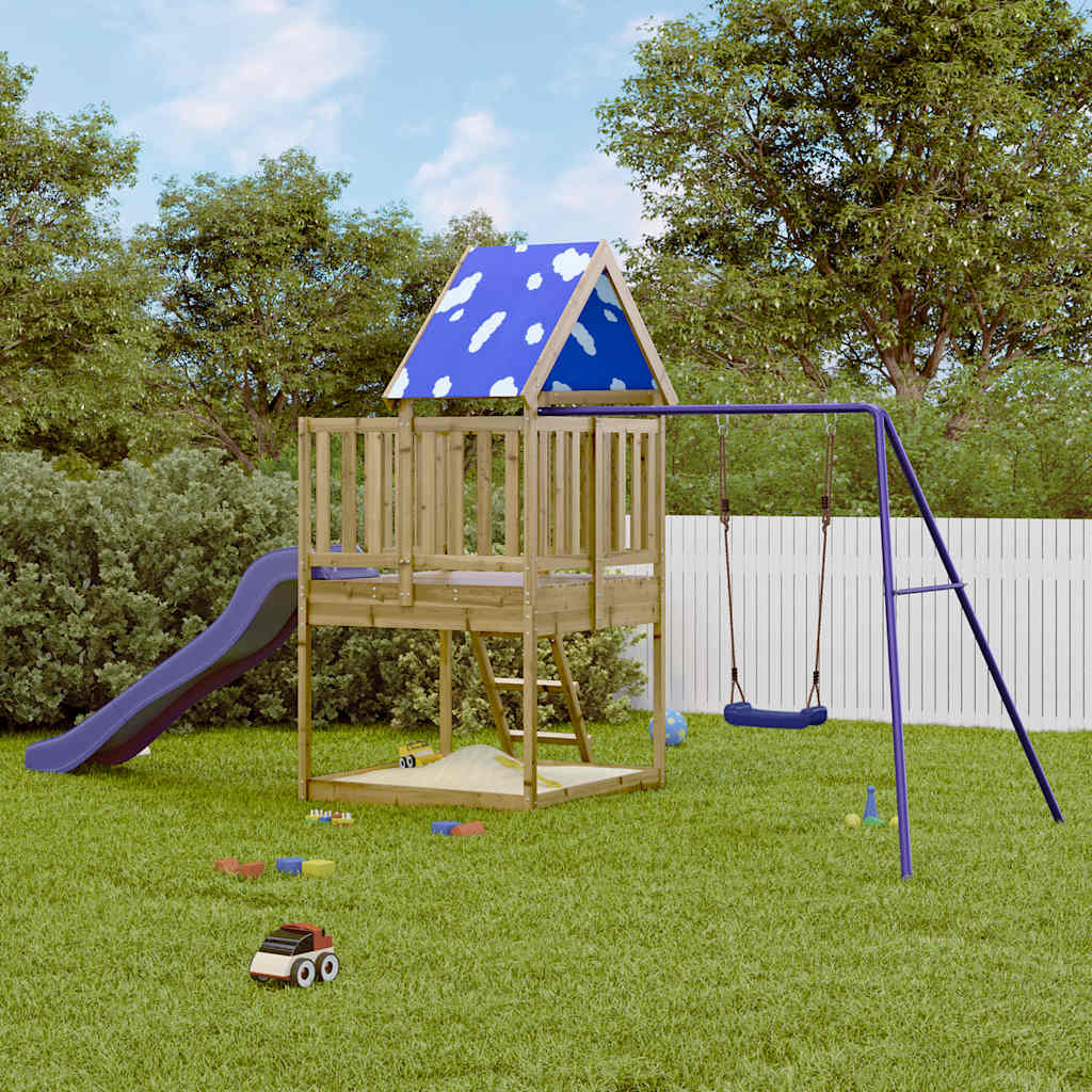 VidaXL Playhouse bois de pin imprégné