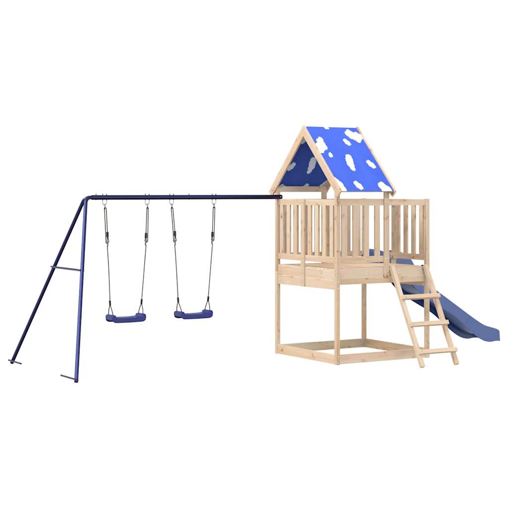 VidaXL Playhouse en bois de pin massif
