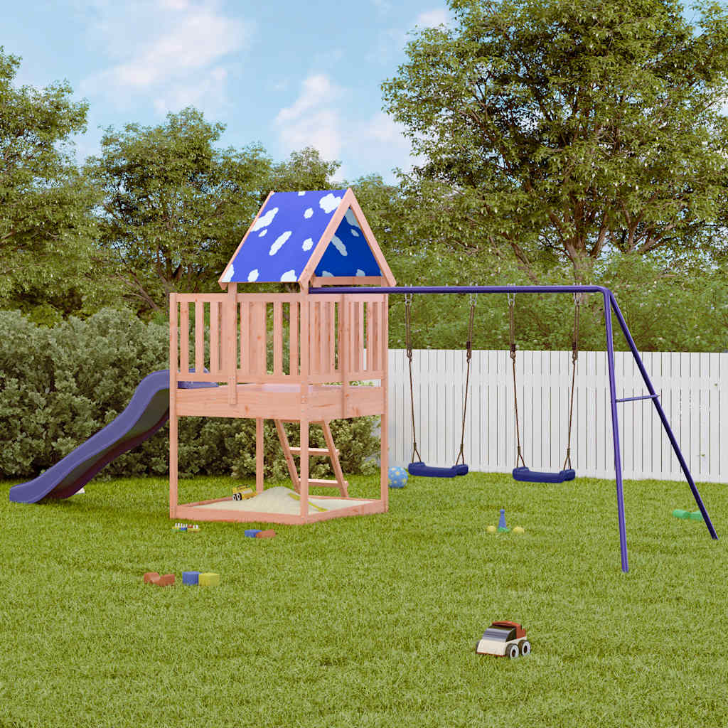 VidaXL Maisonnette en bois de Douglas massif
