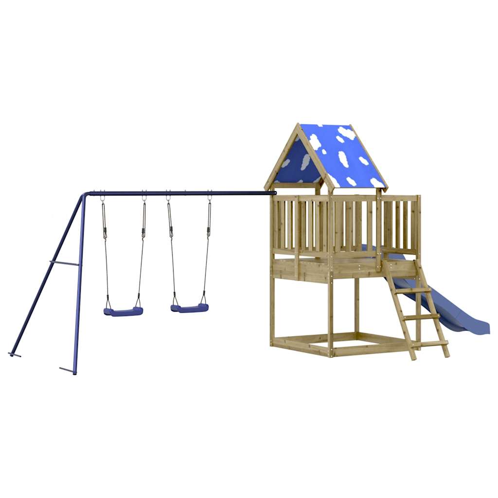 VidaXL Playhouse bois de pin imprégné