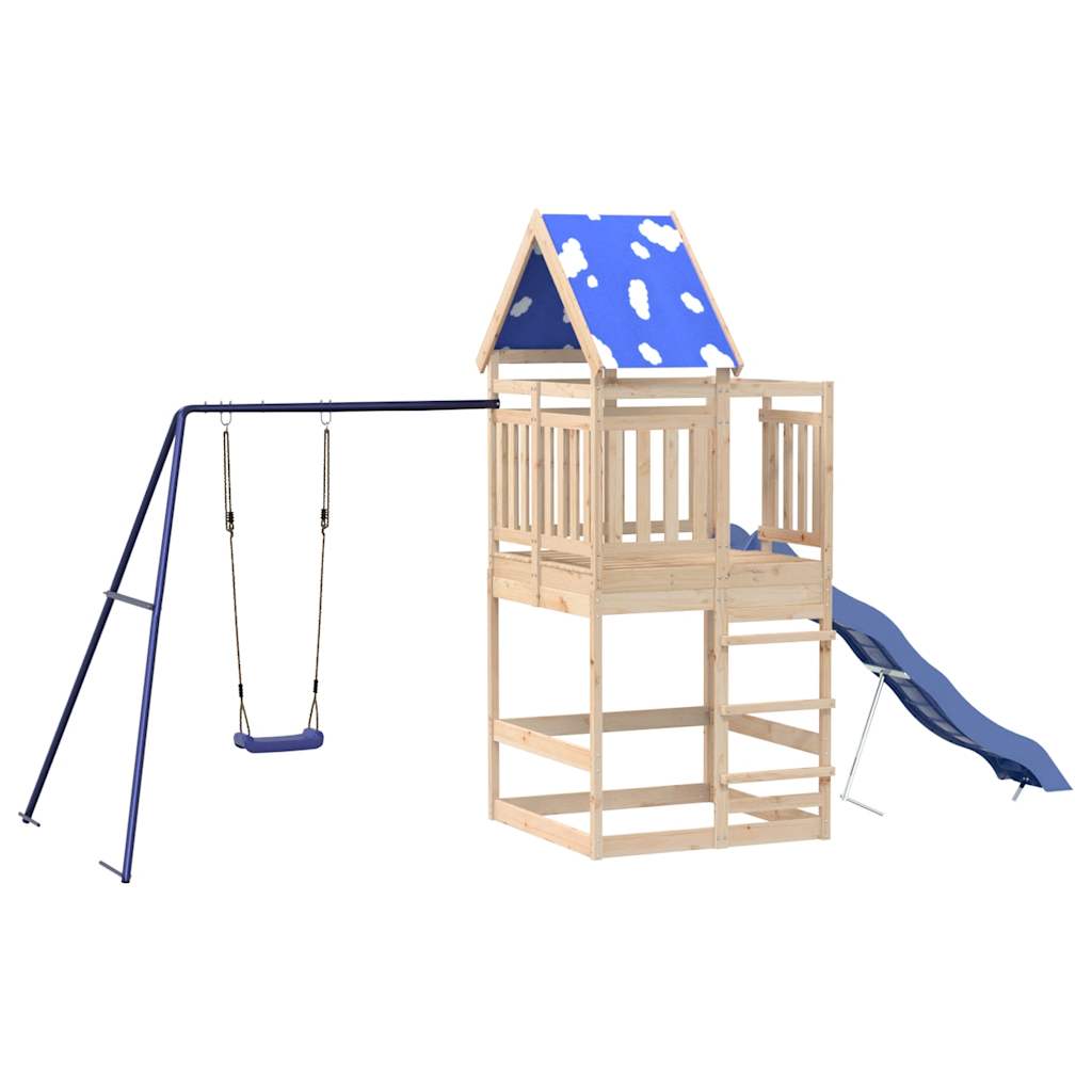VidaXL Playhouse en bois de pin massif