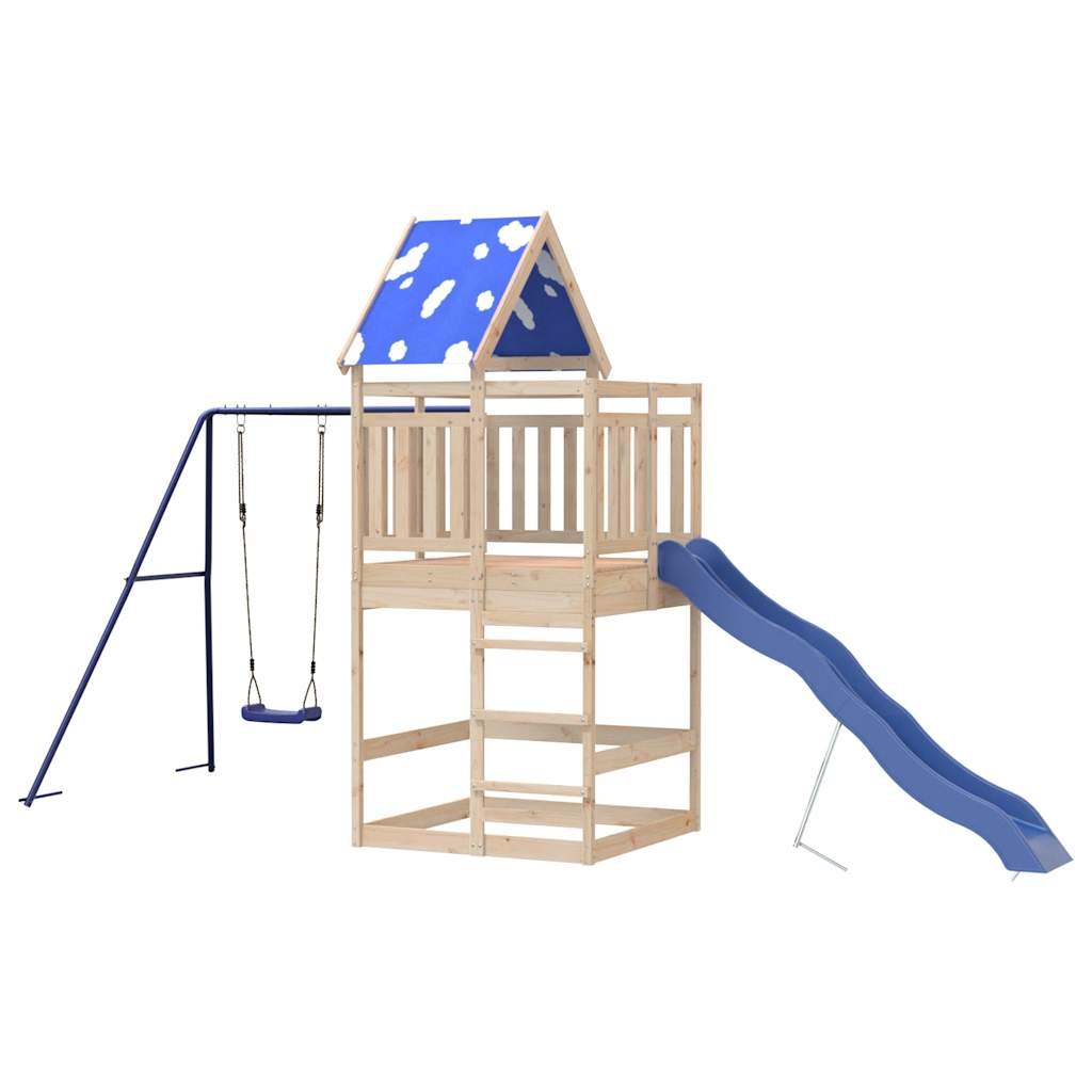 VidaXL Playhouse en bois de pin massif