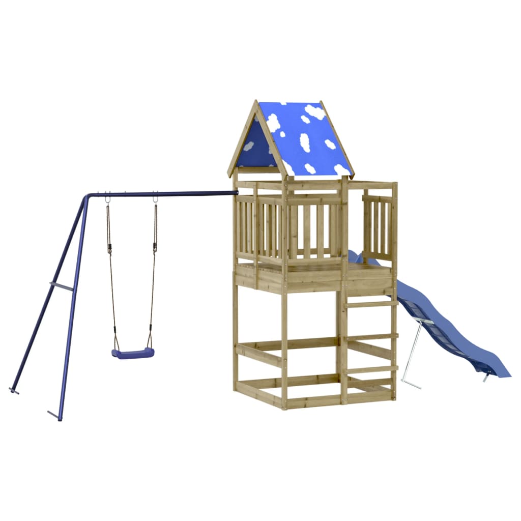VidaXL Playhouse bois de pin imprégné