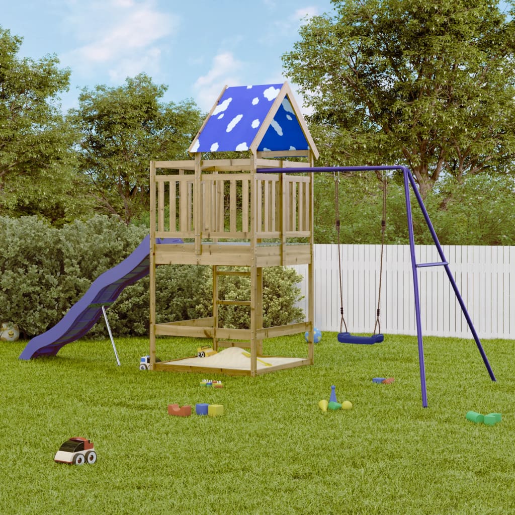 VidaXL Playhouse bois de pin imprégné