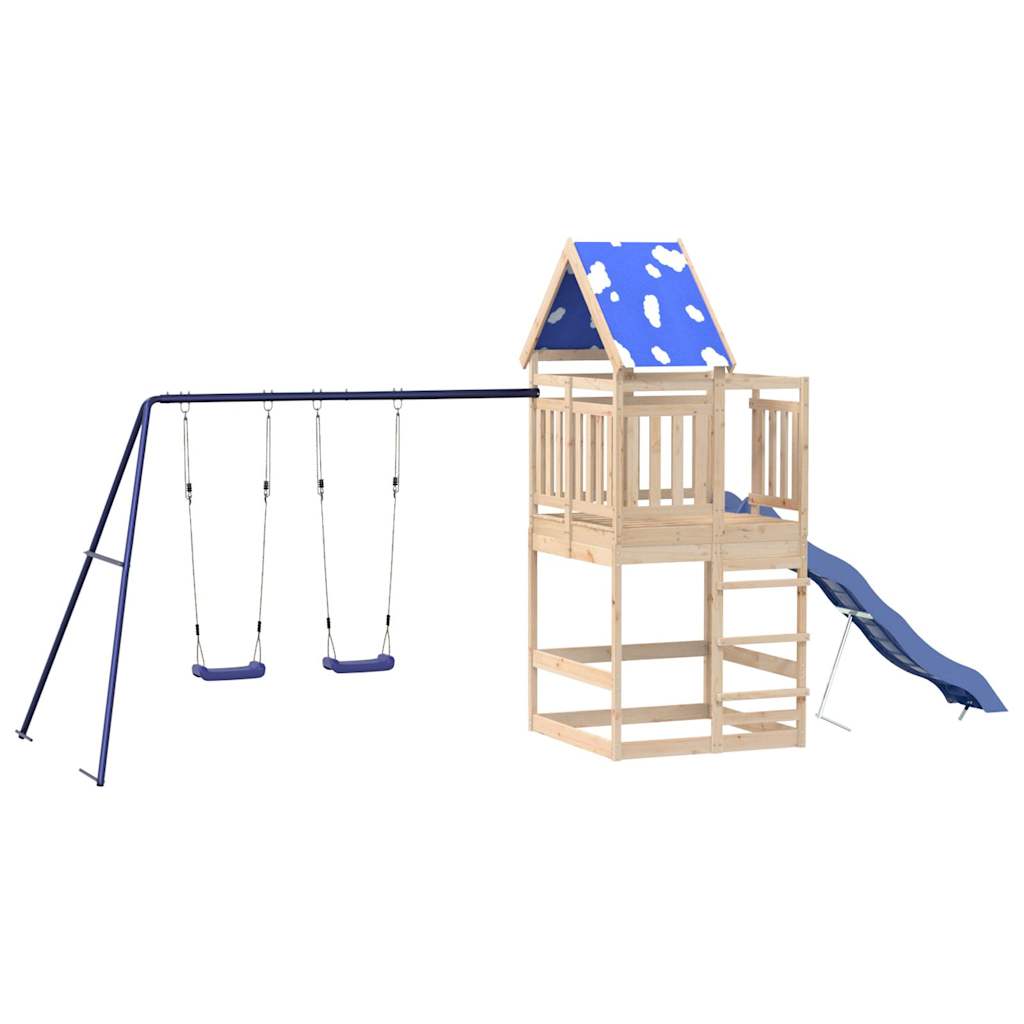 VidaXL Playhouse en bois de pin massif