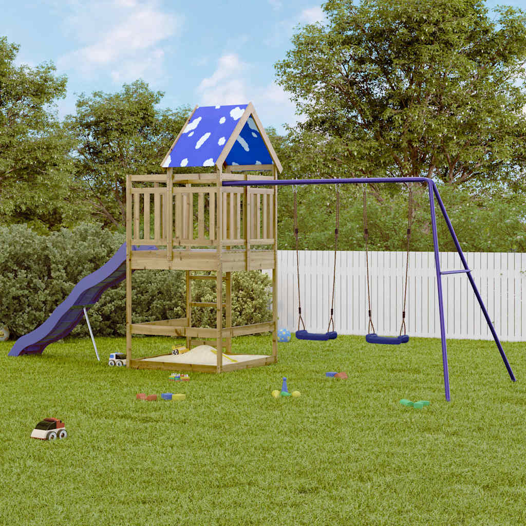 VidaXL Playhouse bois de pin imprégné