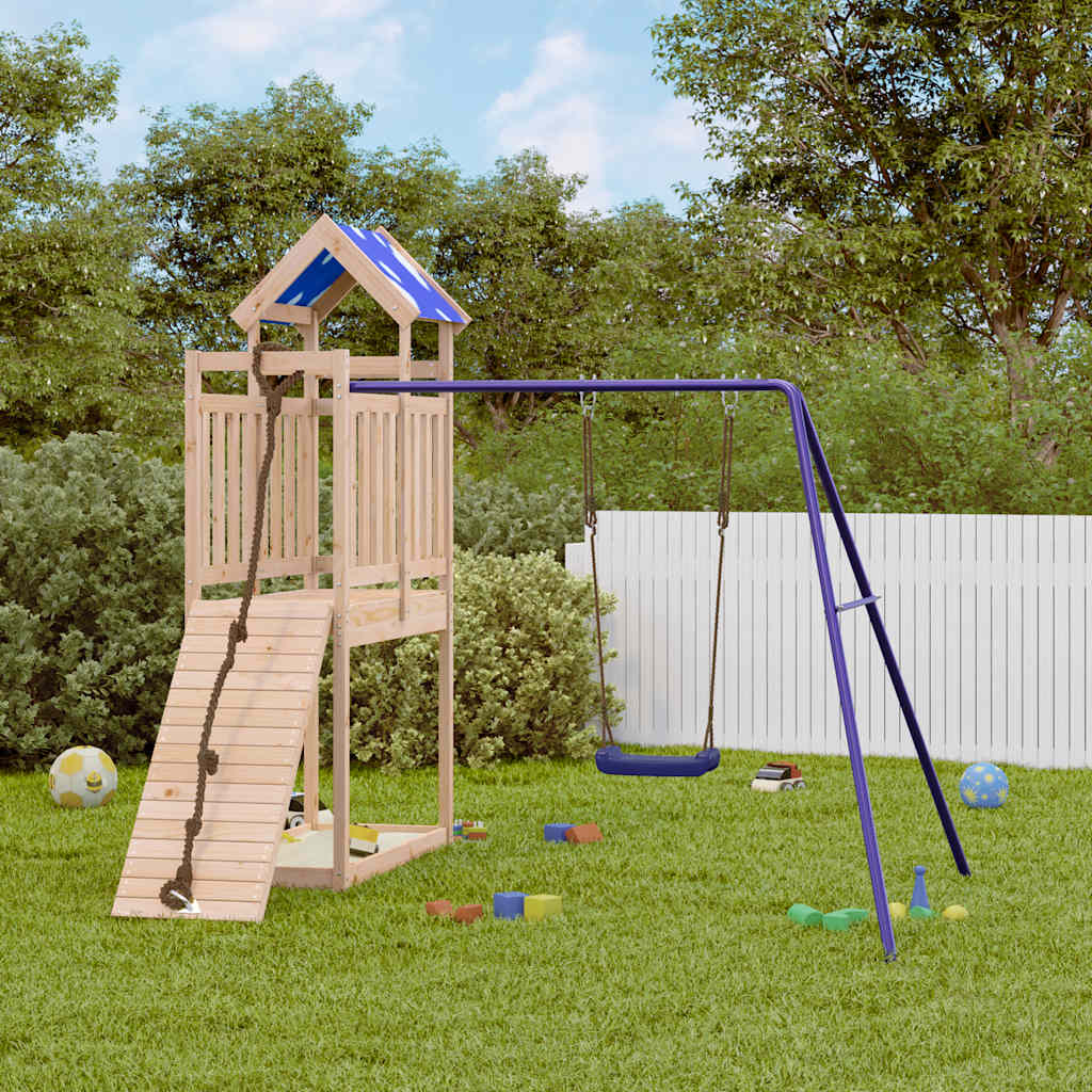 VidaXL Playhouse en bois de pin massif