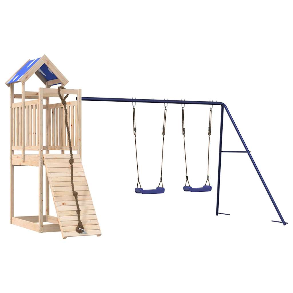 VidaXL Playhouse en bois de pin massif