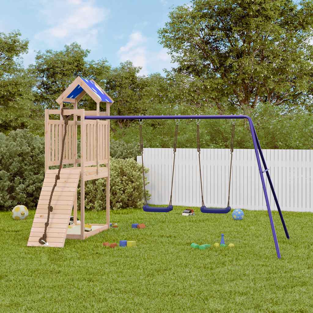 VidaXL Playhouse en bois de pin massif