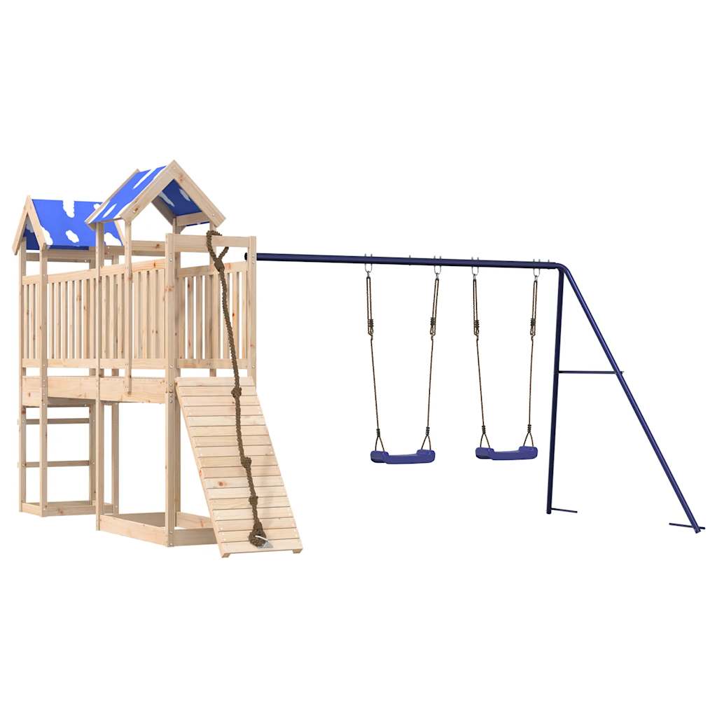 VidaXL Playhouse en bois de pin massif