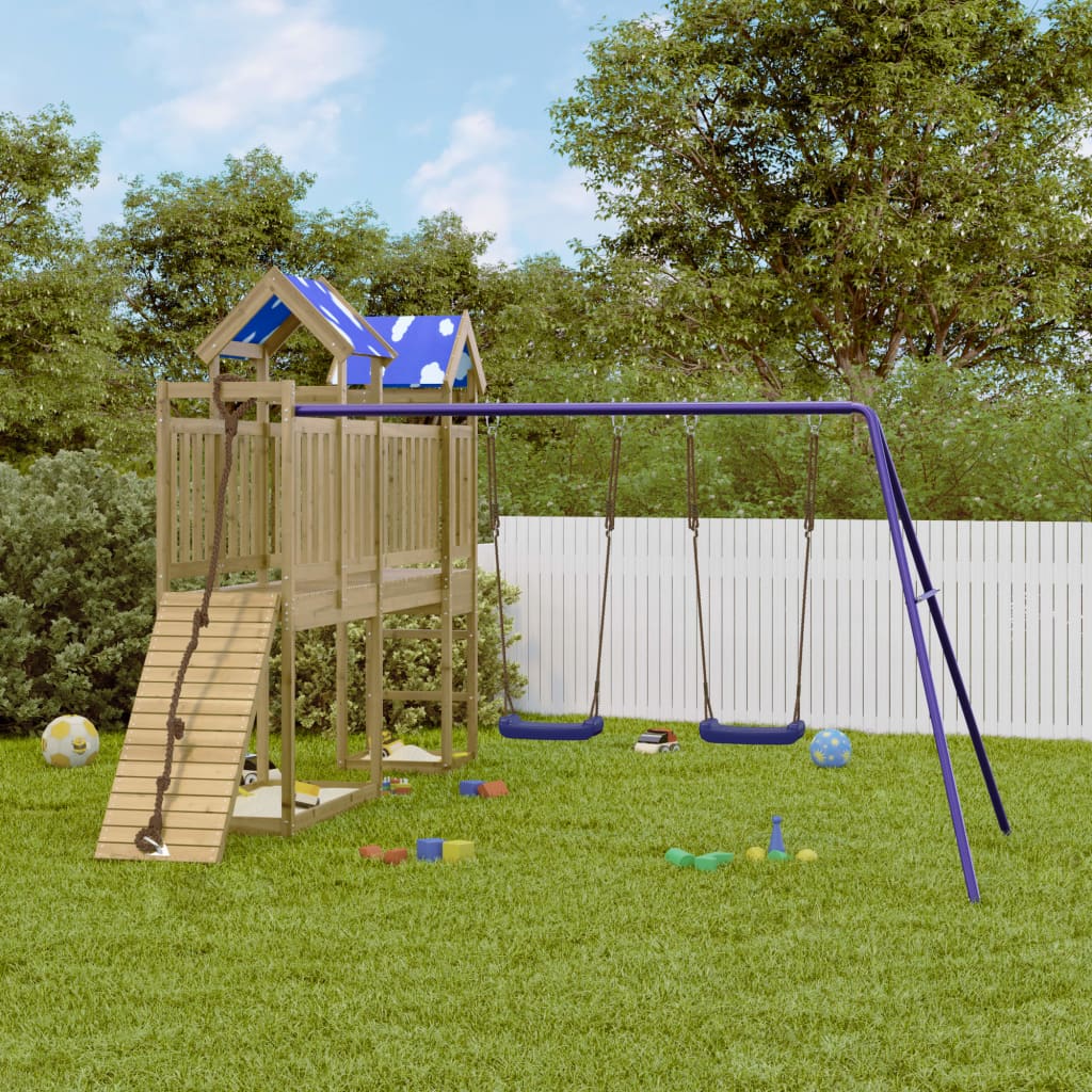 VidaXL Playhouse bois de pin imprégné