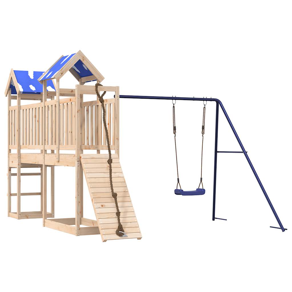 VidaXL Playhouse en bois de pin massif
