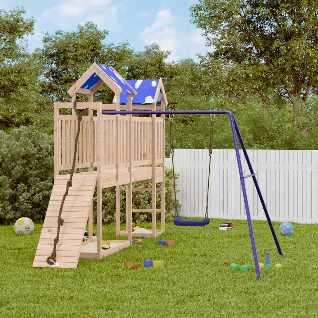 VidaXL Playhouse en bois de pin massif
