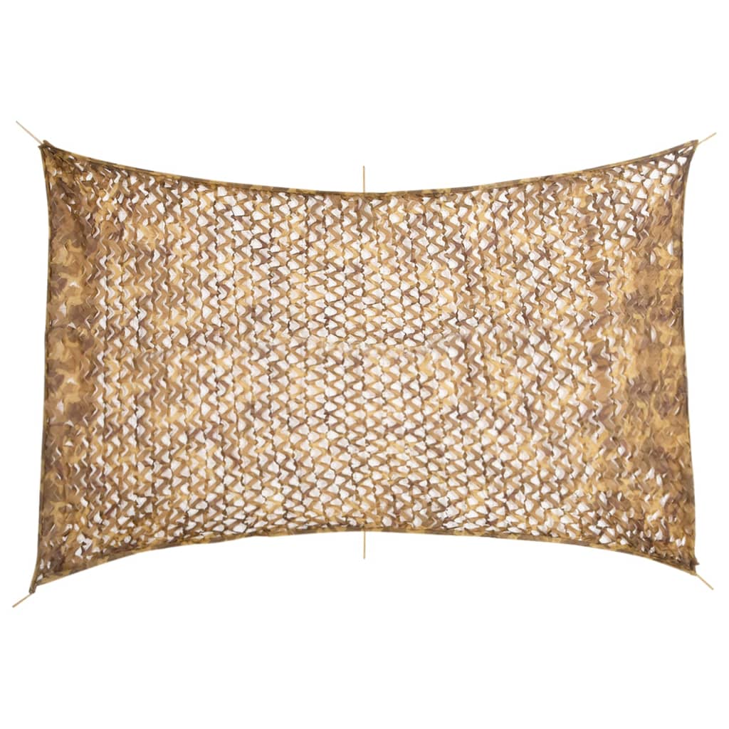 Vidaxx filet de camouflage avec sac de rangement 410x285 cm couleur sable