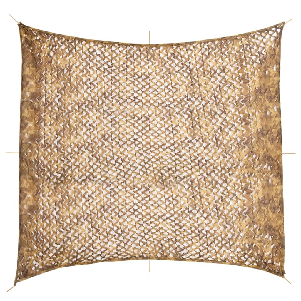 Vidaxx filet de camouflage avec sac de rangement 416x402 cm couleur sable