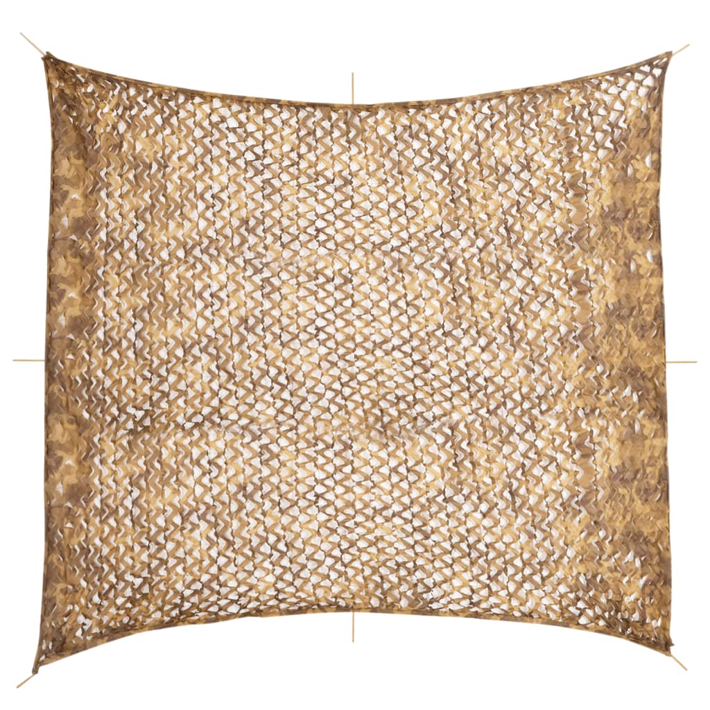 Vidaxx filet de camouflage avec sac de rangement 521x493 cm couleur sable