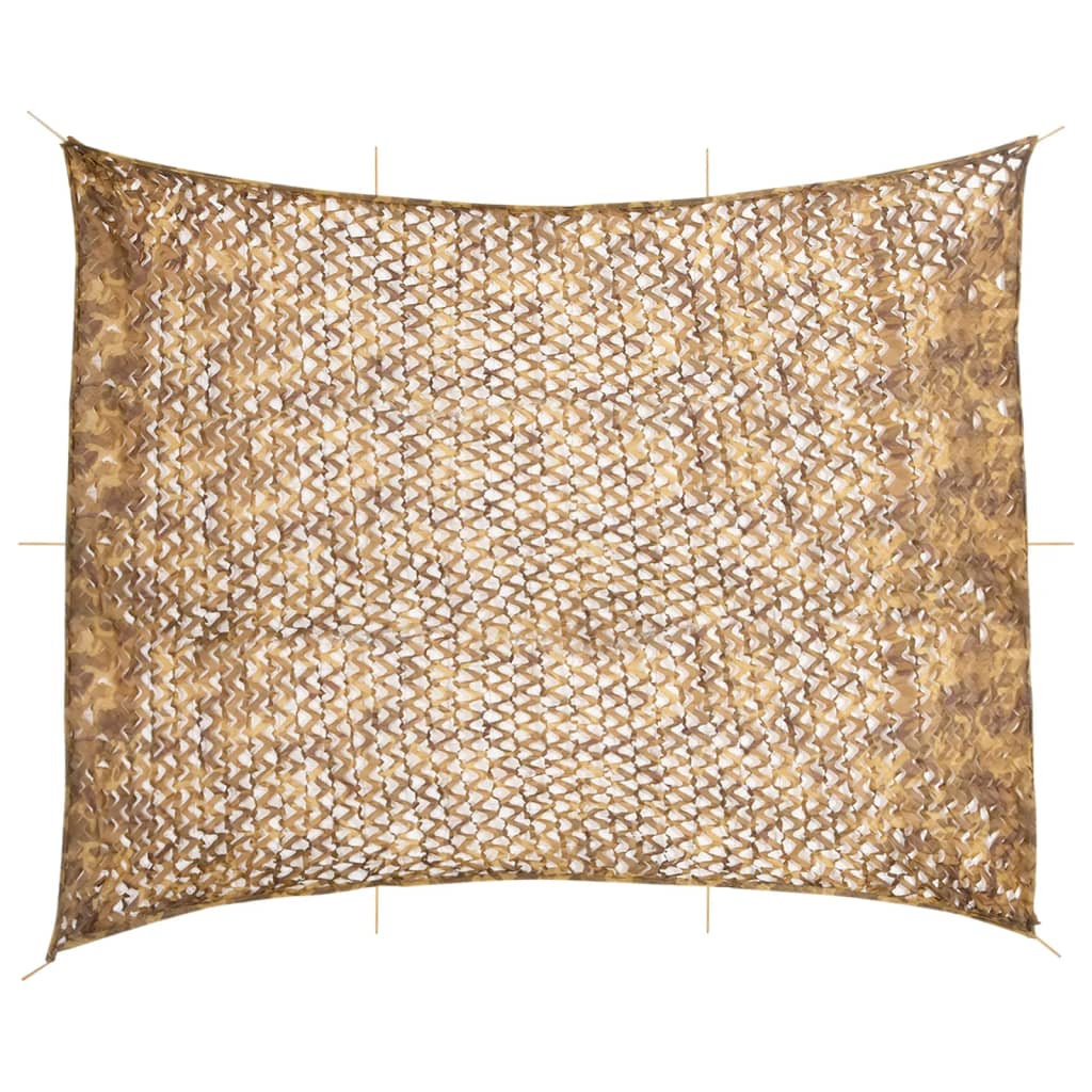Vidaxx filet de camouflage avec sac de rangement 618x512 cm couleur sable
