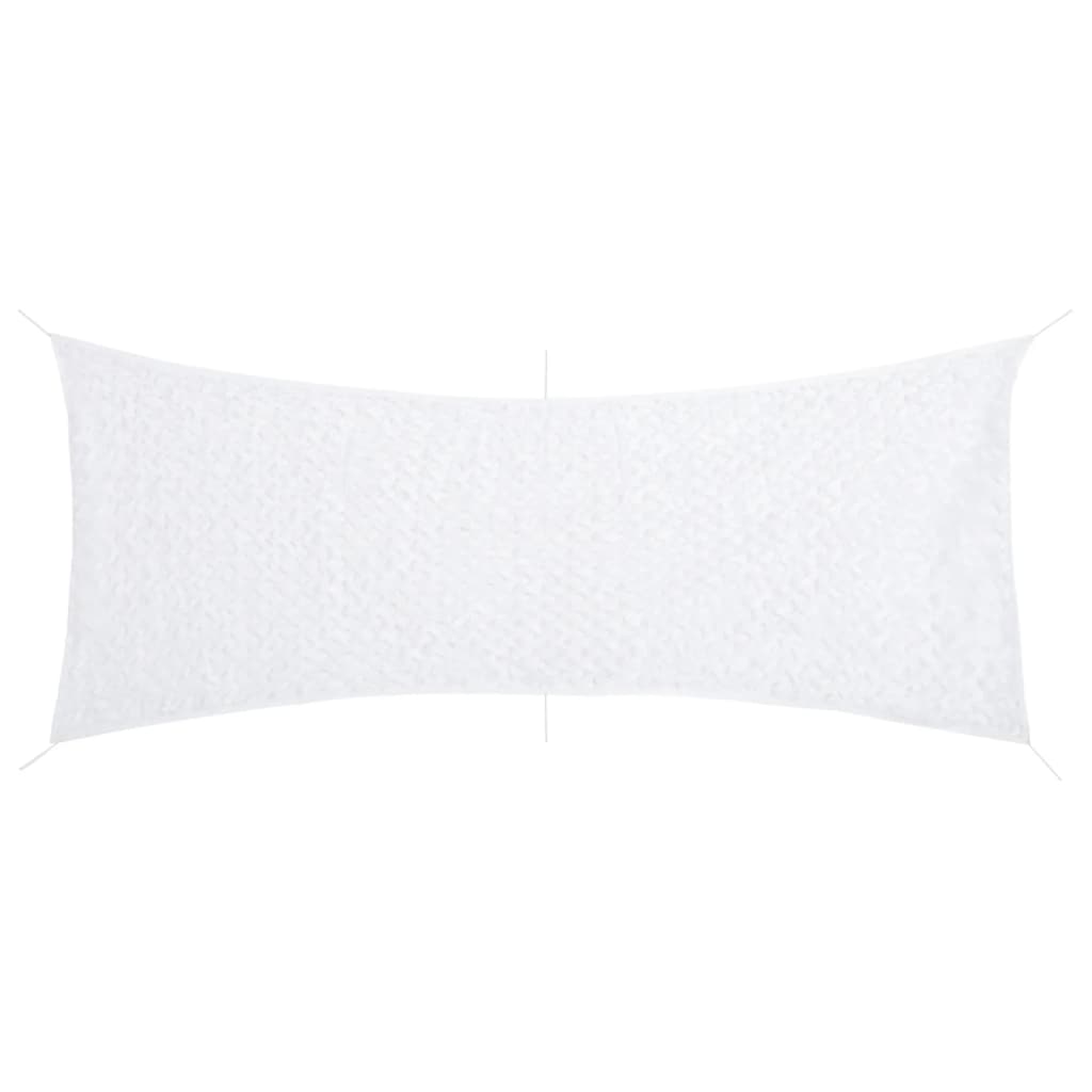 VidaXL Filet de camouflage avec sac de rangement 409x206 cm blanc