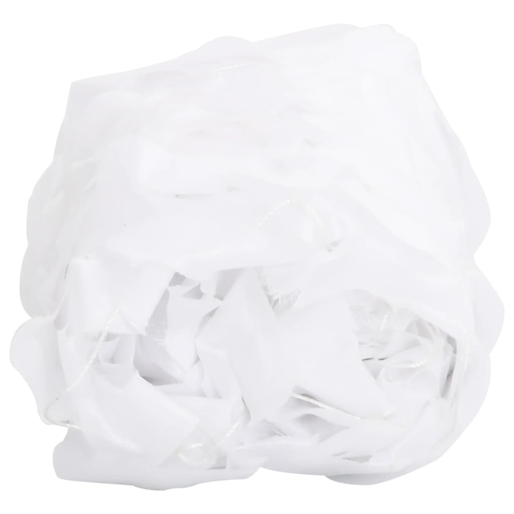 Vidaxx filet de camouflage avec sac de rangement 525x205 cm blanc