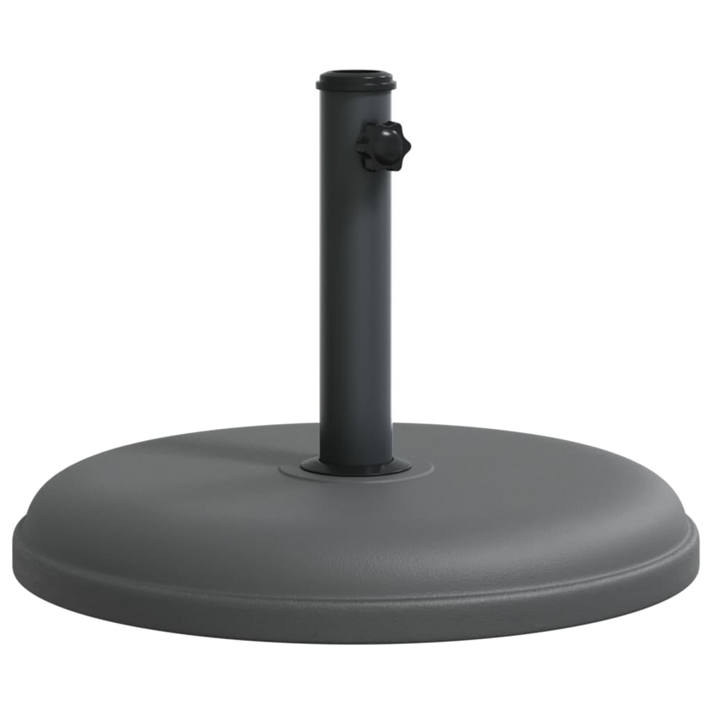 Pied de parasol Vidaxl pour mâts de ø32 35 38 mm 15 kg rond