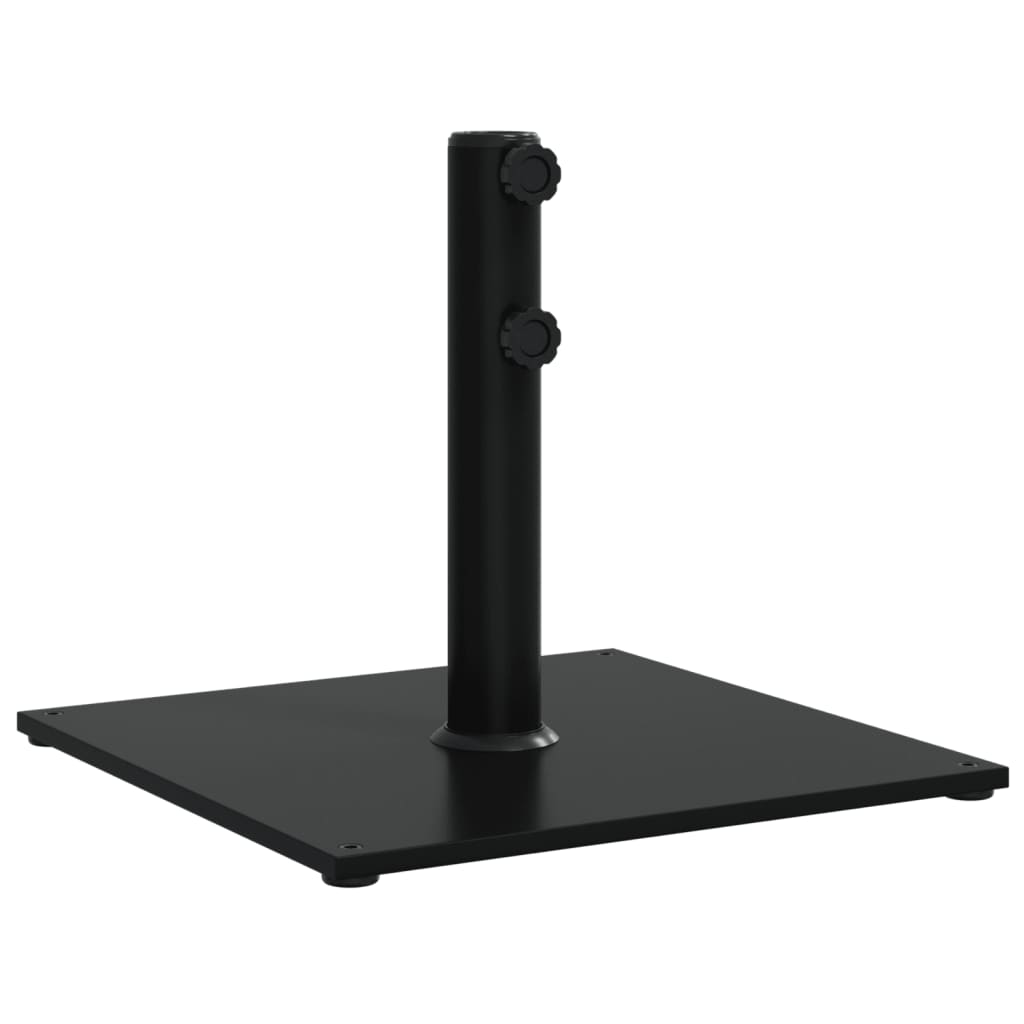 Pied de parasol Vidaxl pour mâts de ø32 38 48 mm carré de 17 kg