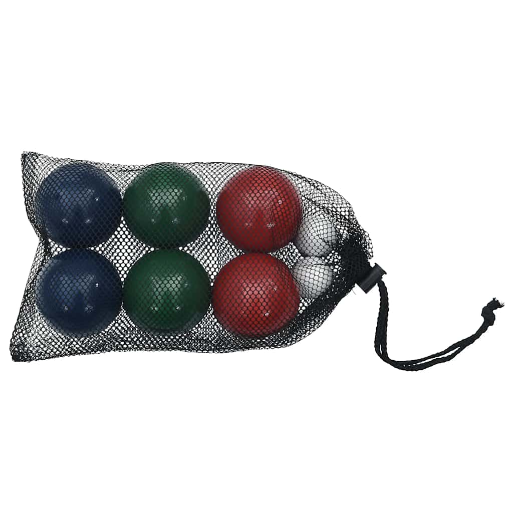 Vidaxl jeu de boules 8 pièces et étui de transport en bois de pin massif