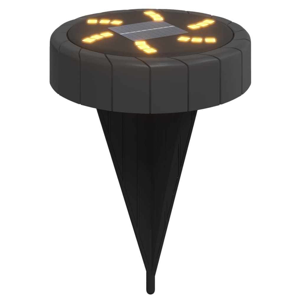 Vidaxx lampes au sol 12 pcs solaires avec piquets de terre blanc chaud