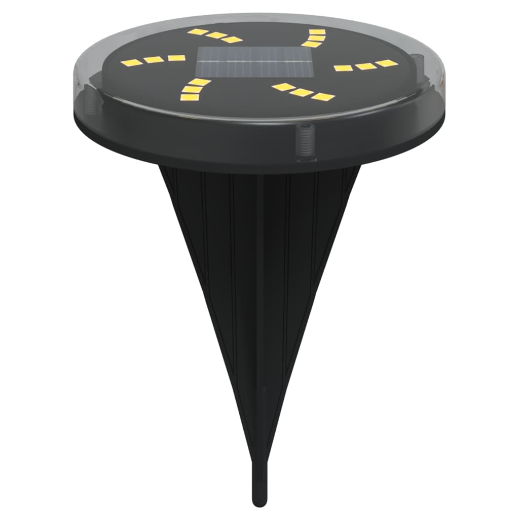Vidaxx lampes au sol 4 pcs solaires avec piquets de terre blanc chaud