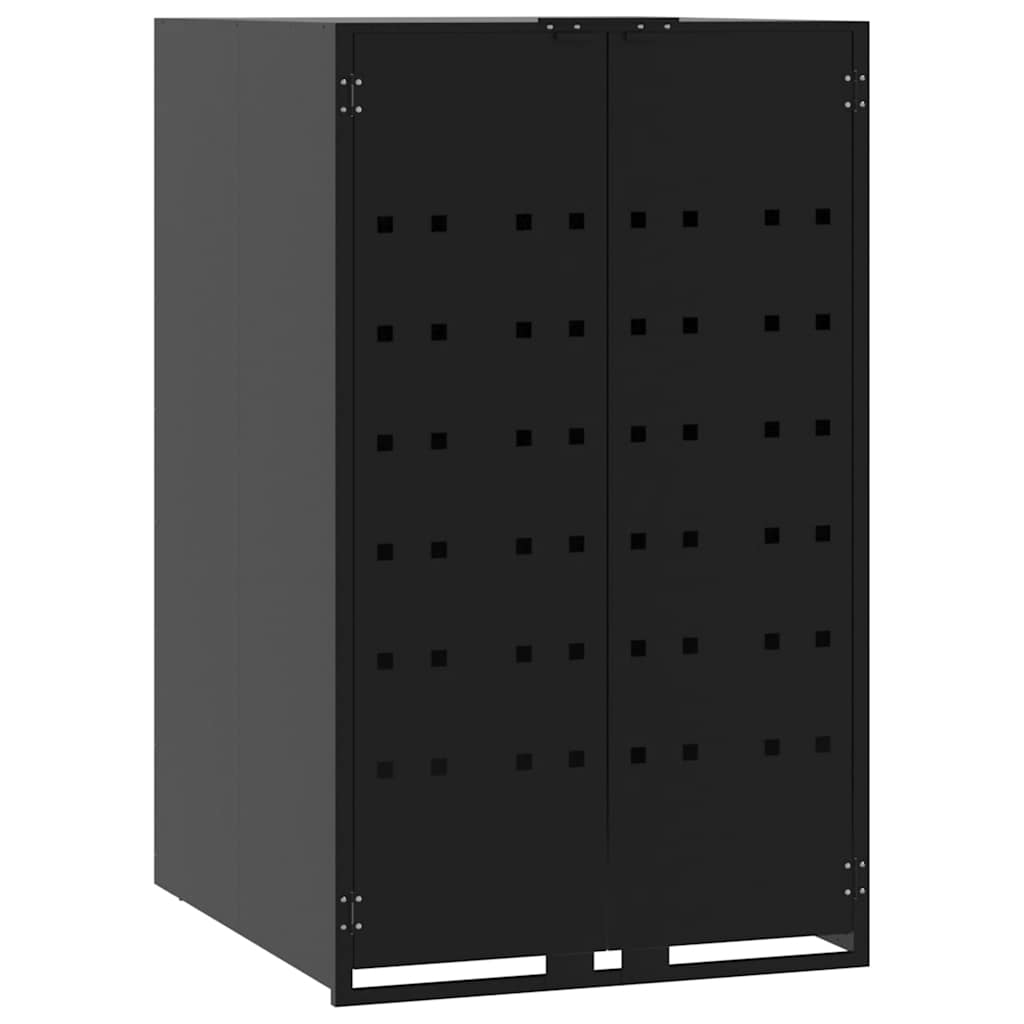 Vidaxx conteneur de rangement pour 1 conteneur 69x79x117 cm acier noir