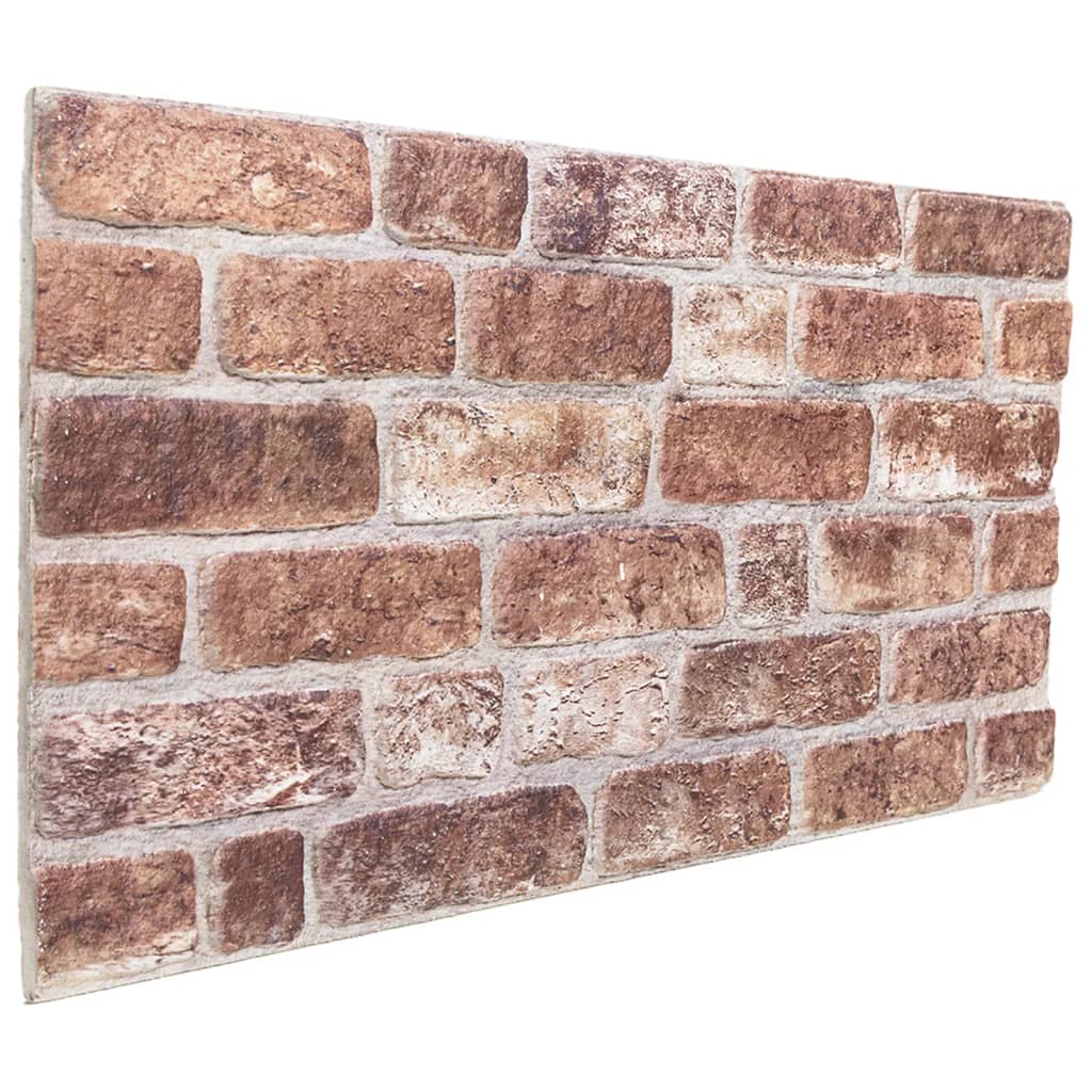 VidaXL panneaux muraux 10 pcs 3d 100x50 cm eps marron