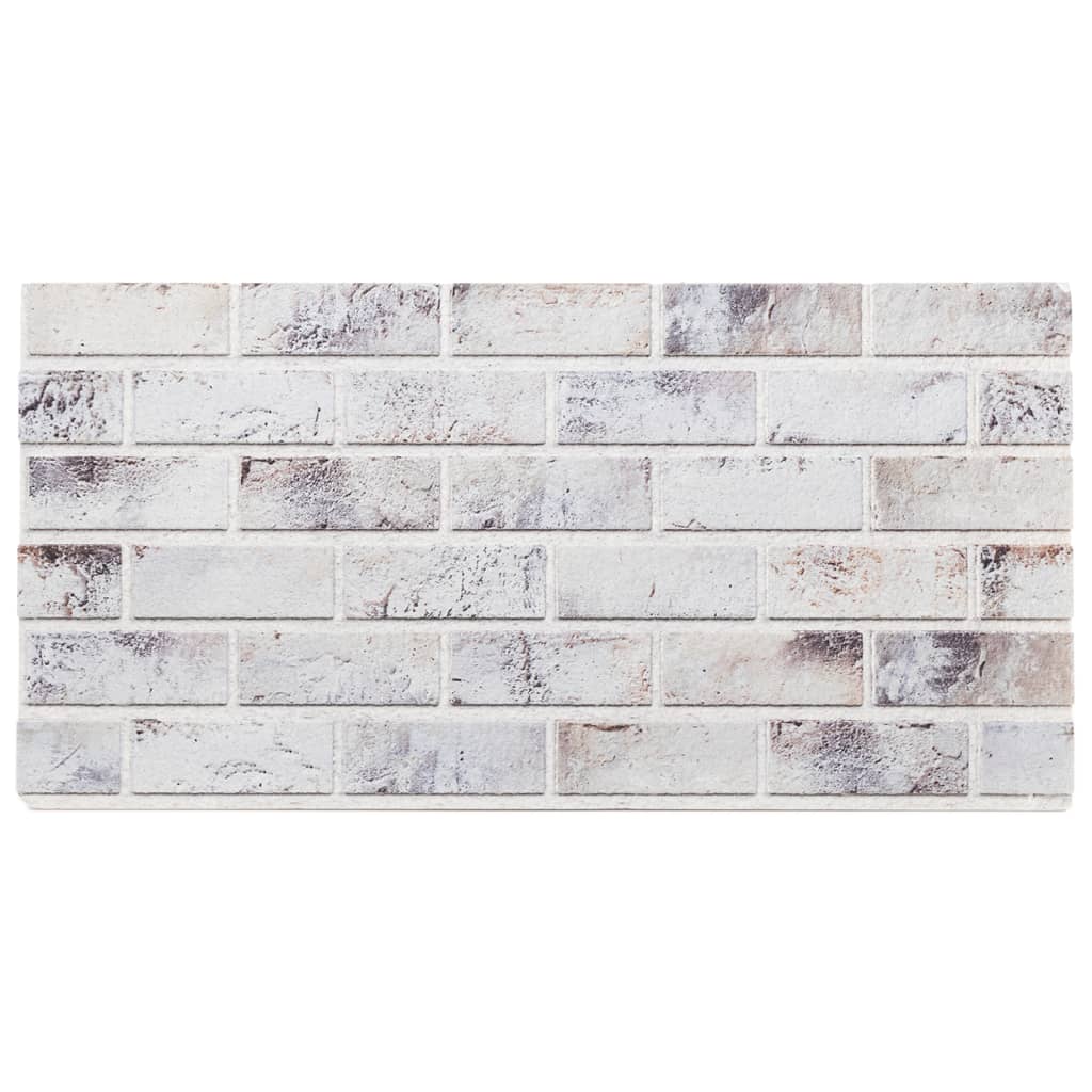 VidaXL Panneaux muraux 10 pcs 3D 100x50 cm EPS gris clair