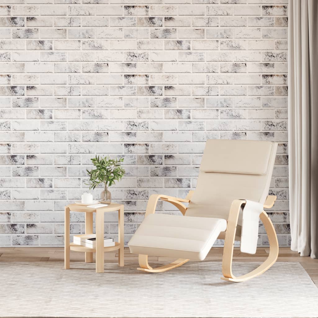 VidaXL Panneaux muraux 10 pcs 3D 100x50 cm EPS gris clair