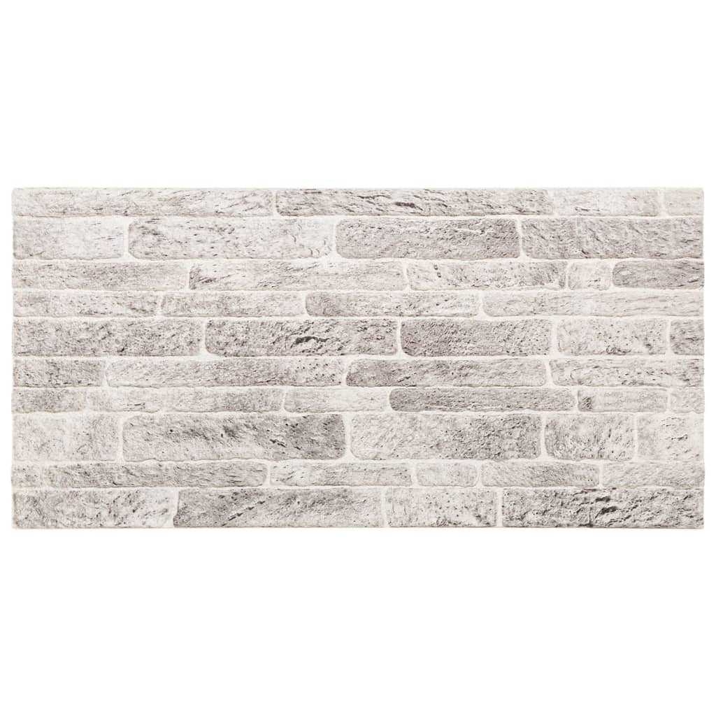 VidaXL panneaux muraux 10 pcs 3d 100x50 cm eps gris clair
