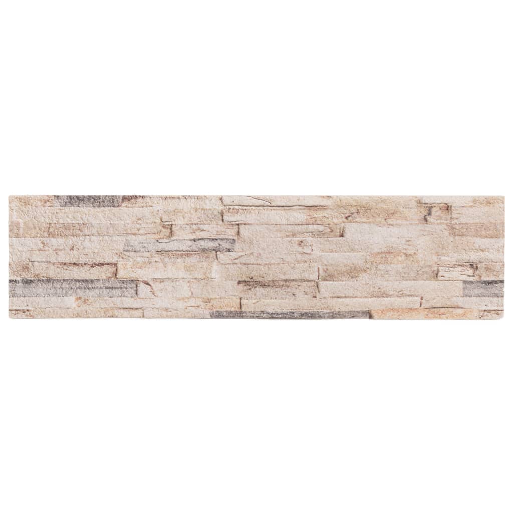 Vidaxx panneaux muraux 14 pcs 3d 100x25 cm eps rouge et blanc