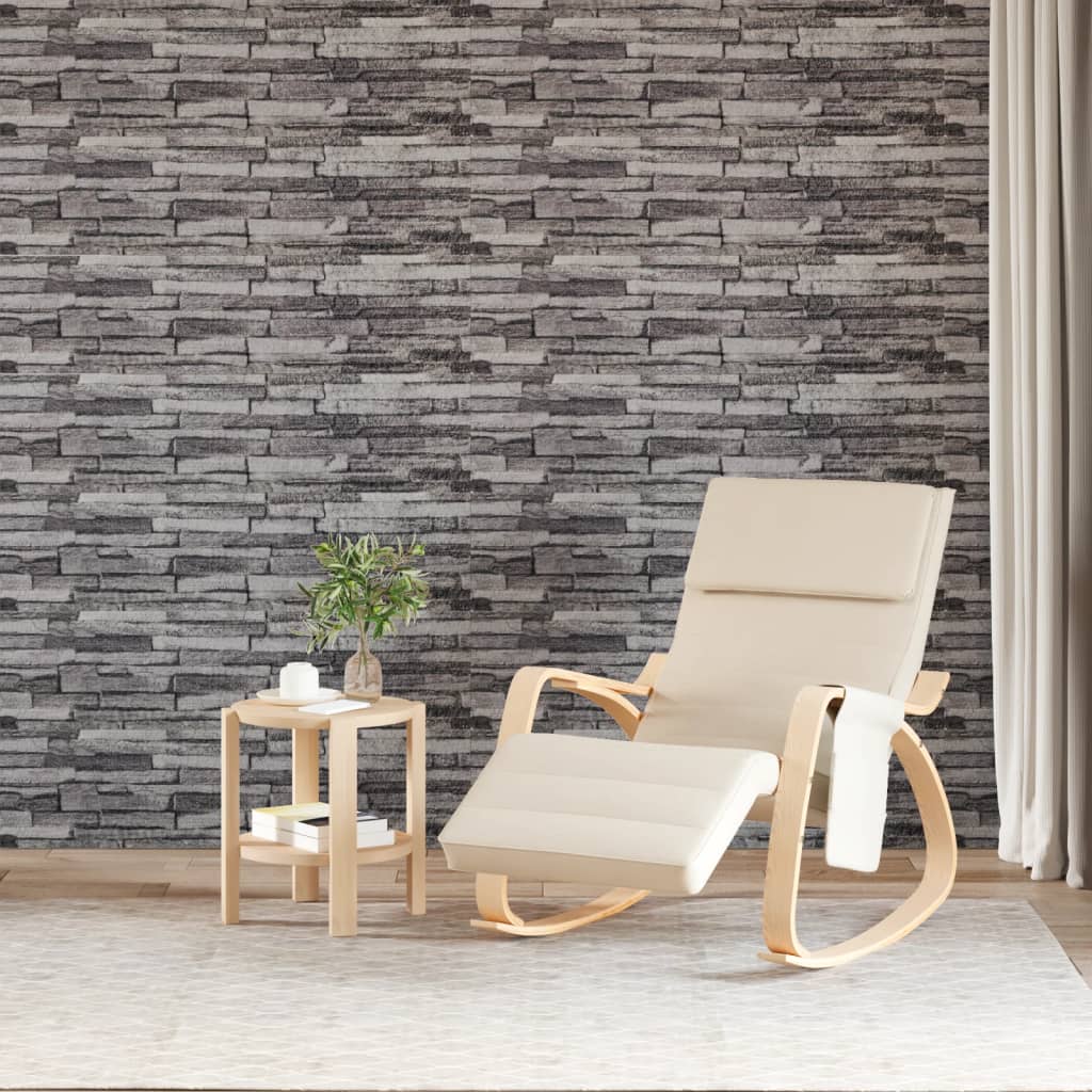 Vidaxx panneaux muraux 14 pcs 3d 100x25 cm eps anthracite