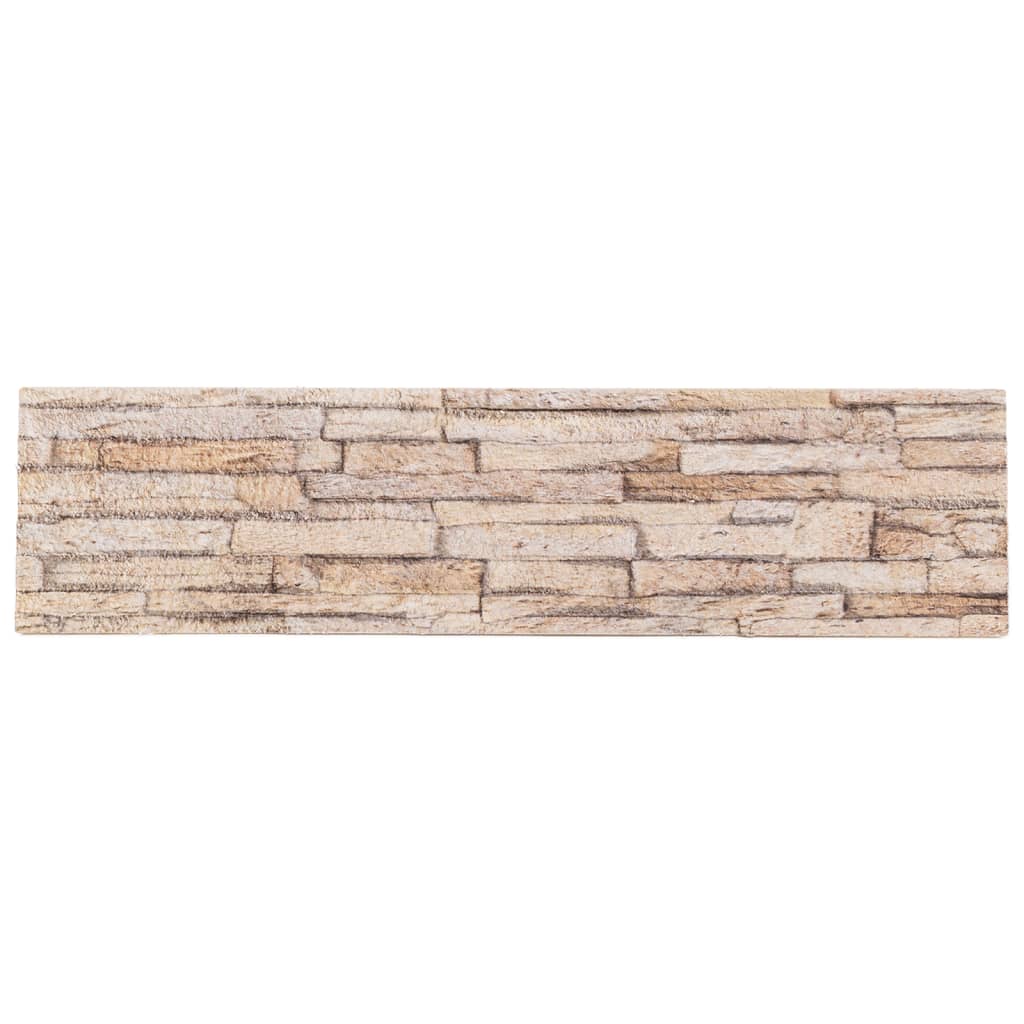 Vidaxx panneaux muraux 14 pcs 3d 100x25 cm eps marron