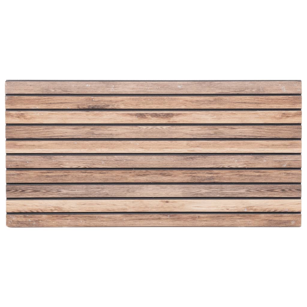 Vidaxx panneaux muraux 5 pcs 3d 100x50 cm eps marron clair