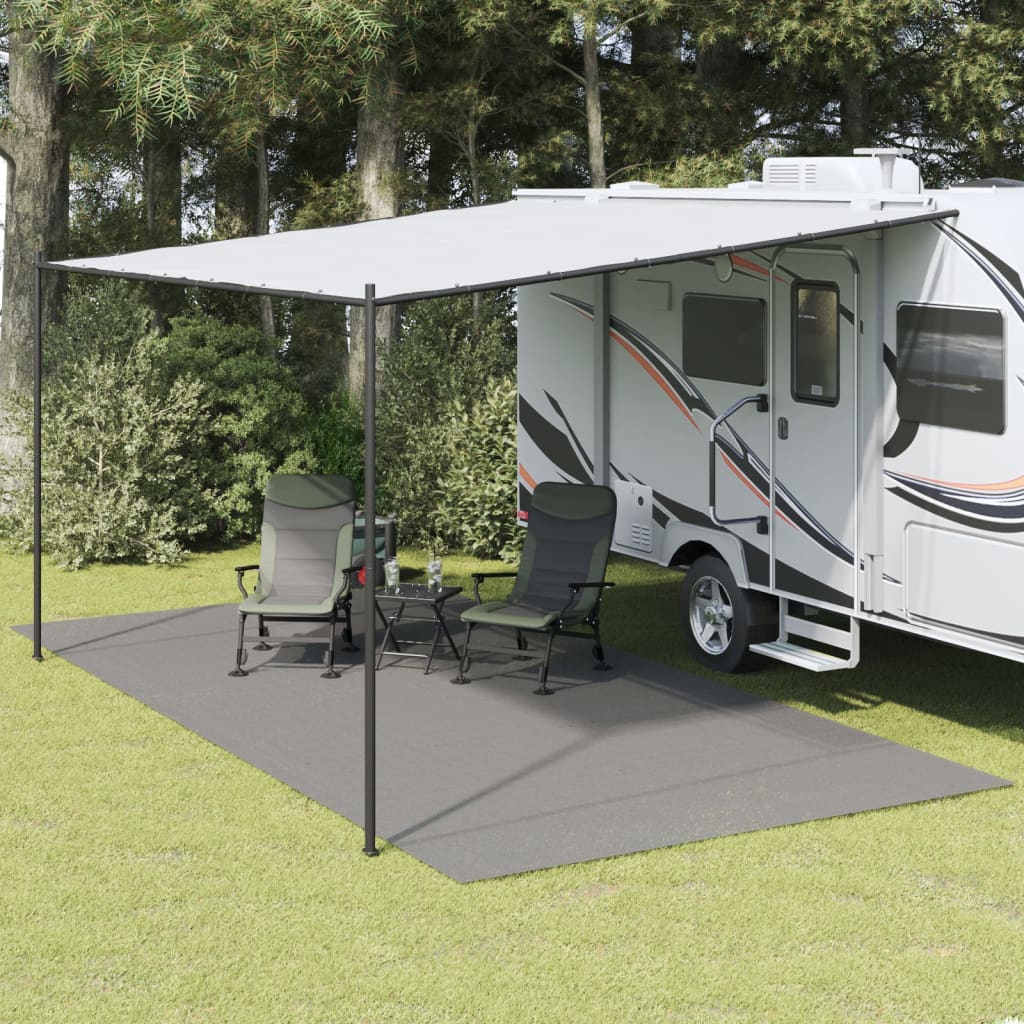 Tapis de tente Vidaxxl 6x3 m anthracite