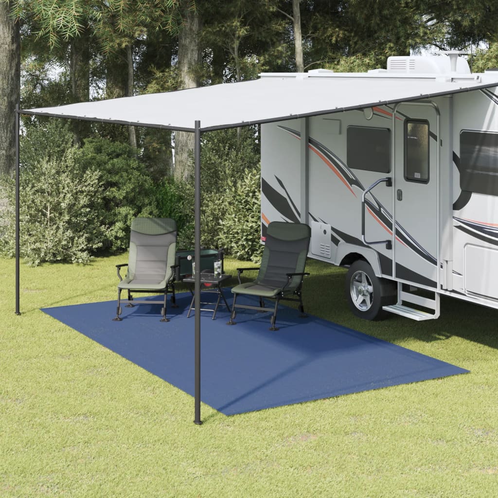 Tapis de tente Vidaxxl 4,5x2,5 m bleu