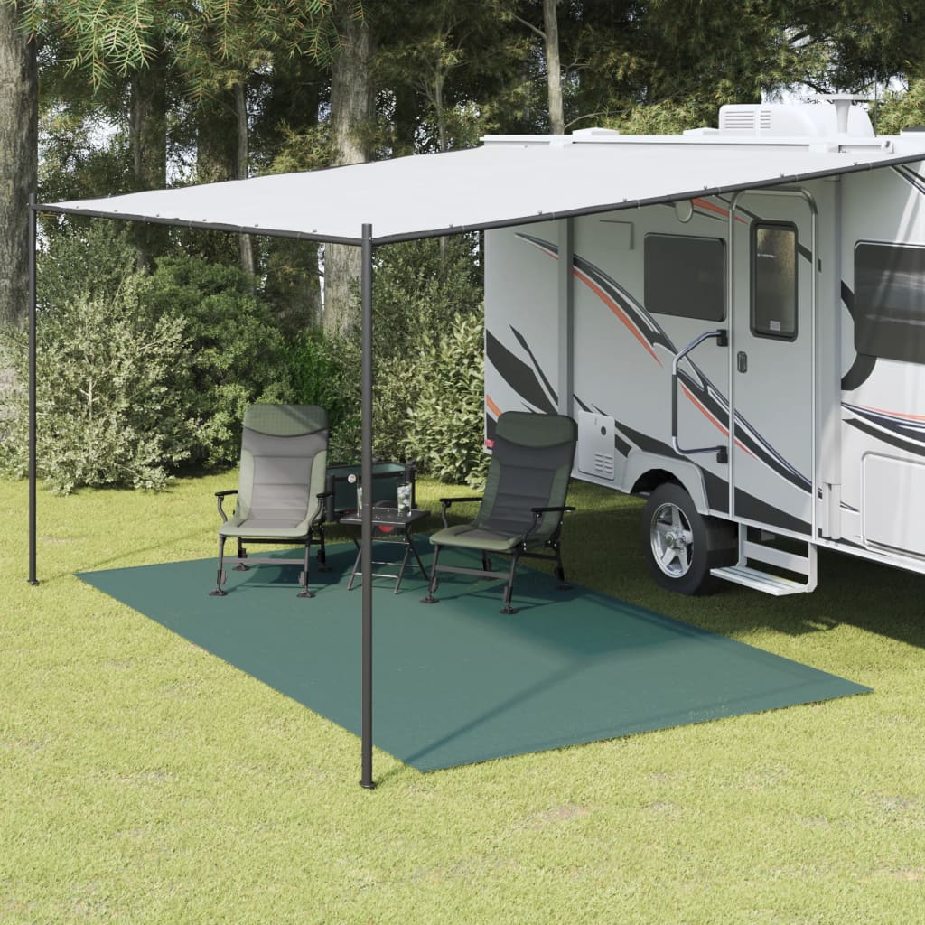 VidaXL Tapis de camping 4,5x2,5 m vert