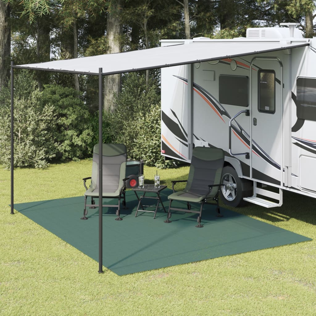 VidaXL Tapis de camping 4x3 m vert