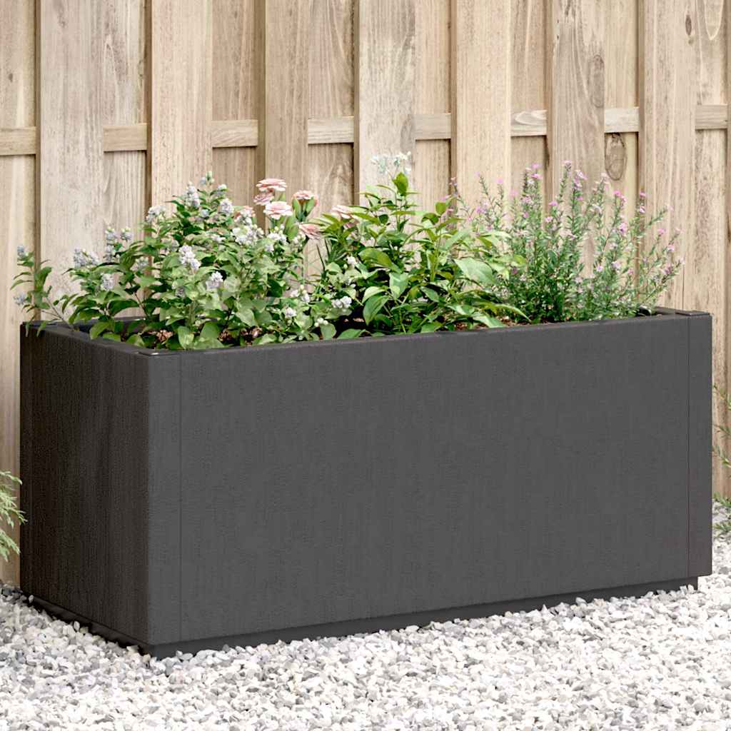 Vidaxx jardinière 80x36x35 cm polypropylène gris foncé